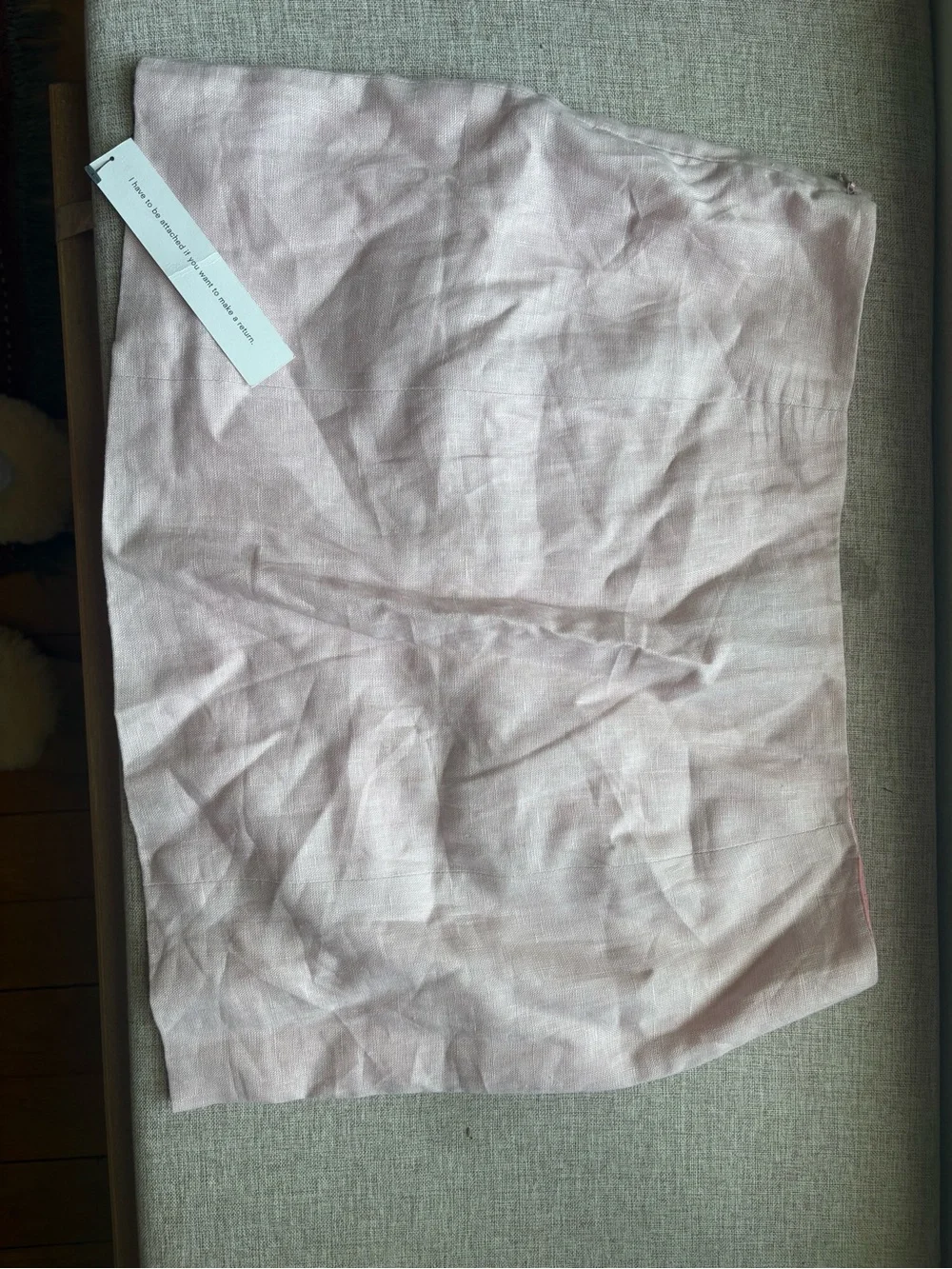 Reformation Avielle Linen two piece cherry blossom Mini Skirt and top set
